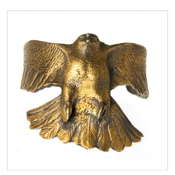 Gold Falcon Cuff Bracelet - Picture 3 of 10